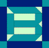 'B' Quilt Block Pattern