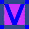 'V' Quilt Block Pattern