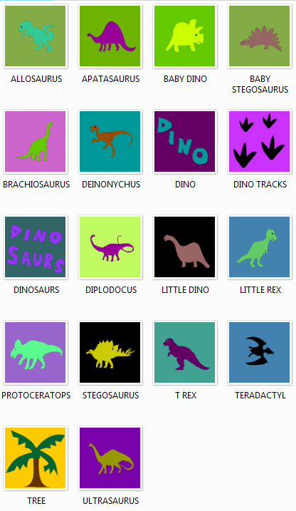 Dinosaur Quilt Block Patterns