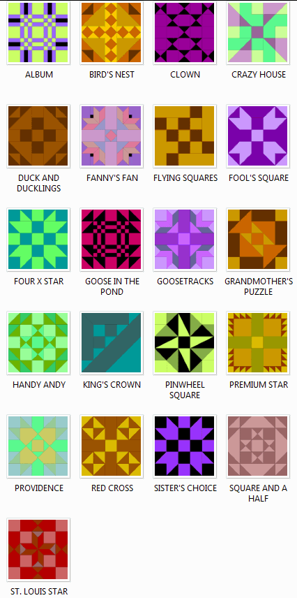 Five Patch Quilt Block Patterns