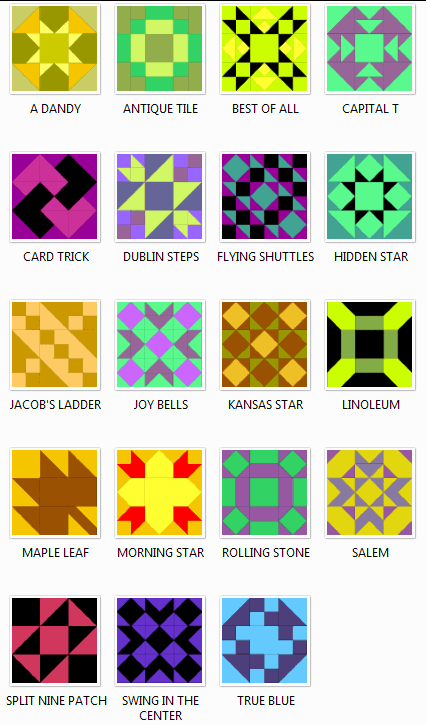 Crazy Patch Quilt Block Patterns